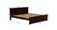 Stainfleld non storage bed (Walnut Finish, King Bed Size) by Urban Ladder - Design 1 Dimension - 888019