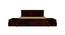 Rosalinda Storage Bed (Walnut Finish, Queen Bed Size, With Drawer Configuration, Drawer Storage Type) by Urban Ladder - Ground View Design 1 - 888040