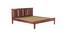 Plane non storage bed (Teak Finish, Queen Bed Size) by Urban Ladder - Front View Design 1 - 888042