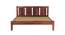 Plane non storage bed (Teak Finish, Queen Bed Size) by Urban Ladder - Design 1 Side View - 888047