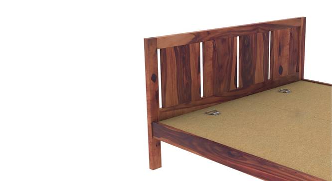Plane non storage bed (Teak Finish, King Bed Size) by Urban Ladder - Ground View Design 1 - 888050