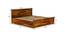 Rosalinda Storage Bed (Queen Bed Size, With Drawer Configuration, Drawer Storage Type, Honey Oak Finish) by Urban Ladder - Design 1 Dimension - 888067