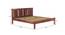 Plane non storage bed (Teak Finish, Queen Bed Size) by Urban Ladder - Design 1 Dimension - 888069