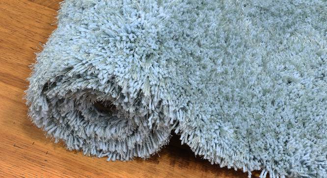Blue Solid Hand tufted 9 x 13 Feet Carpet (Blue, 3 x 2 Feet Carpet Size) by Urban Ladder - - 