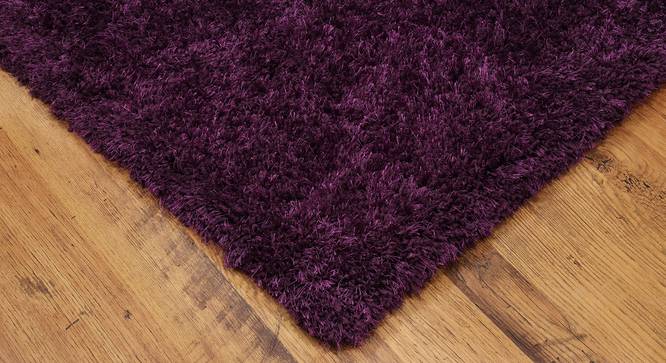 Purple Solid Hand Tufled 9 x 13 Feet Carpet (Purple, 3 x 5 Feet Carpet Size) by Urban Ladder - - 