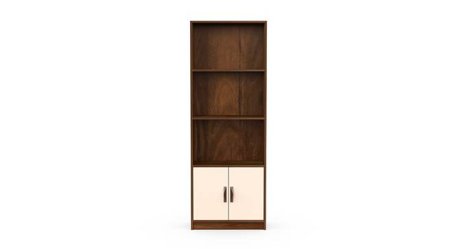 Seonn Engineered Wood Bookshelf with Drawer in Brown Maple & Beige finish (Brown Maple & Beige Finish) by Urban Ladder - Cross View Design 1 - 888639