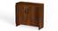 Brooklyn Engineered Wood Shoe Cabinet with Brown Maple & White finish (Brown Maple Finish) by Urban Ladder - Front View Design 1 - 888658