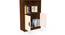 Seonn Engineered Wood Bookshelf with Drawer in Brown Maple & Beige finish (Brown Maple & Beige Finish) by Urban Ladder - Rear View Design 1 - 888661