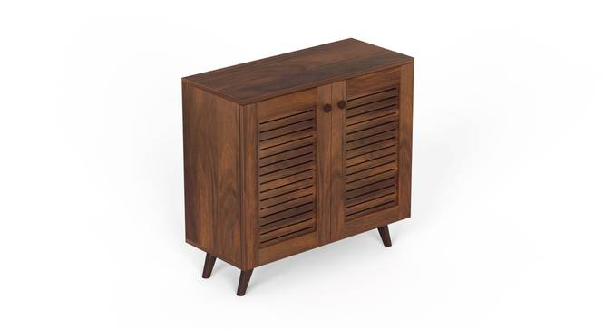 Carlem Engineered Wood Shoe Cabinet  with Brown Maple finish (Brown Maple Finish) by Urban Ladder - Front View Design 1 - 888744