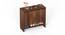 Marvis Engineered Wood Shoe Cabinet with Brown Maple finish (Brown Maple Finish) by Urban Ladder - Front View Design 1 - 888746