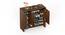 Marvis Engineered Wood Shoe Cabinet with Brown Maple finish (Brown Maple Finish) by Urban Ladder - Design 1 Side View - 888778
