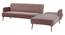dyson 5 seater fold out sofa cum bed in pink colour (Pink) by Urban Ladder - Rear View Design 1 - 888867