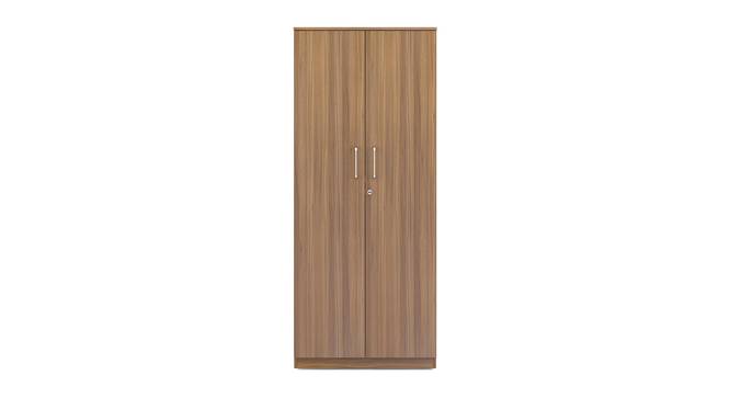 Knox 2 Door Wardrobe (Exotic Teak Finish) by Urban Ladder - Front View Design 1 - 889044