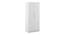 Axel 2 Door Wardrobe (Frosty White Finish) by Urban Ladder - Cross View Design 1 - 889061