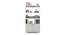 Felix Display Unit In Frosty White Color (Frosty White Finish) by Urban Ladder - Front View Design 1 - 889063