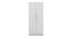 Axel 2 Door Wardrobe (Frosty White Finish) by Urban Ladder - Front View Design 1 - 889065