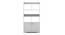 Felix Display Unit In Frosty White Color (Frosty White Finish) by Urban Ladder - Design 1 Side View - 889070