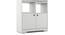 Felix Display Unit In Frosty White Color (Frosty White Finish) by Urban Ladder - Design 1 Close View - 889074