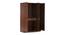 Robinson Wardrobe (3 Door Configuration, Classic Walnut Finish) by Urban Ladder - Rear View Design 1 - 889135