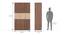 Beverly 3 Door Wardrobe Rolex (Ebony Finish) by Urban Ladder - Dimension Design 1 - 