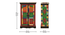 Melisande Solid Wood Hand painted Cabinet In Multicolour (Painted Finish) by Urban Ladder - Design 1 Dimension - 889415
