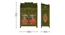 Seren Solid Wood Hand painted Cabinet In Green Colour (Painted Finish) by Urban Ladder - Design 1 Dimension - 889419