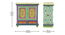 Selene Solid Wood Hand painted Cabinet In Multicolour (Painted Finish) by Urban Ladder - Design 1 Dimension - 889421