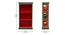 Kaelith Solid Wood Handpainted Book Shelf in Multicolor (Painted Finish) by Urban Ladder - Design 1 Dimension - 889428