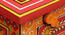 Leander Solid Wood Hand painted Cabinet In Multicolour (Painted Finish) by Urban Ladder - Rear View Design 1 - 889477