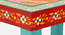 Solid Wood Hand  painted  Nested  Table In  Multicolour (Painted Finish) by Urban Ladder - Ground View Design 1 - 889484