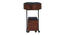 Kaelith Solid Wood Dressing Table With Stool In Tubbaq finish (Polished Finish) by Urban Ladder - Design 1 Side View - 889505