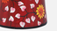 Luna Solid Wood Hand painted End Table In Multicolour (Painted Finish) by Urban Ladder - Rear View Design 1 - 889511