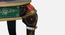 Finnian Solid Wood Hand painted End Table In Multicolour (Painted Finish) by Urban Ladder - Ground View Design 1 - 889517