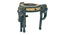 Aerowyn Solid Wood End Table In Hand Painted Multicolour (Painted Finish) by Urban Ladder - Front View Design 1 - 889533