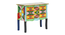 Caelum Solid Wood Hand Painted Chest Of Drawer in Multicolour (Painted Finish) by Urban Ladder - Front View Design 1 - 889535