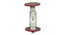 Xyrisa Solid Wood Hand painted In End Table in Multicolour (Painted Finish) by Urban Ladder - Design 1 Side View - 889543