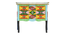 Caelum Solid Wood Hand Painted Chest Of Drawer in Multicolour (Painted Finish) by Urban Ladder - Design 1 Side View - 889544