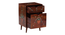 Jalin Solid Wood Bedside Table In Hand Painted Multicolour (Glossy Finish) by Urban Ladder - Ground View Design 1 - 889548
