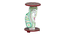 Xyrisa Solid Wood Hand painted In End Table in Multicolour (Painted Finish) by Urban Ladder - Ground View Design 1 - 889550