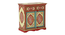 Octavia Solid Wood Hand painted Cabinet In Multicolour (Painted Finish) by Urban Ladder - Front View Design 1 - 889564