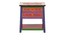 Juniper Solid Wood Hand painted Bedside In Multicolour (Painted Finish) by Urban Ladder - Design 1 Side View - 889569