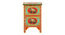 Magnus Solid Wood Hand painted End Table In Multicolour (Painted Finish) by Urban Ladder - Design 1 Side View - 889598