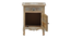 Halcyon Solid Wood Hand painted Bedside In Natural Colour (Painted Finish) by Urban Ladder - Ground View Design 1 - 889607