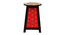 zyleria Solid Wood Hand painted End Table In Multicolour (Painted Finish) by Urban Ladder - Ground View Design 1 - 889617
