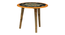 Evander Solid Wood Hand painted End Table In Multicolour (Painted Finish) by Urban Ladder - Design 1 Side View - 889626