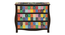 Amara Solid Wood Hand Painted Chest Of Drawer in MultiColour (Painted Finish) by Urban Ladder - Design 1 Side View - 889627