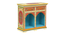 Amarante Solid Wood Handpainted Book Shelf in Multicolour (Painted Finish) by Urban Ladder - Front View Design 1 - 889649