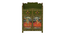 Seren Solid Wood Hand painted Cabinet In Green Colour (Painted Finish) by Urban Ladder - Design 1 Side View - 889652