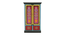 Dorian Solid Wood Hand painted Cabinet In Multicolour (Painted Finish) by Urban Ladder - Design 1 Side View - 889653