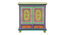 Selene Solid Wood Hand painted Cabinet In Multicolour (Painted Finish) by Urban Ladder - Design 1 Side View - 889655